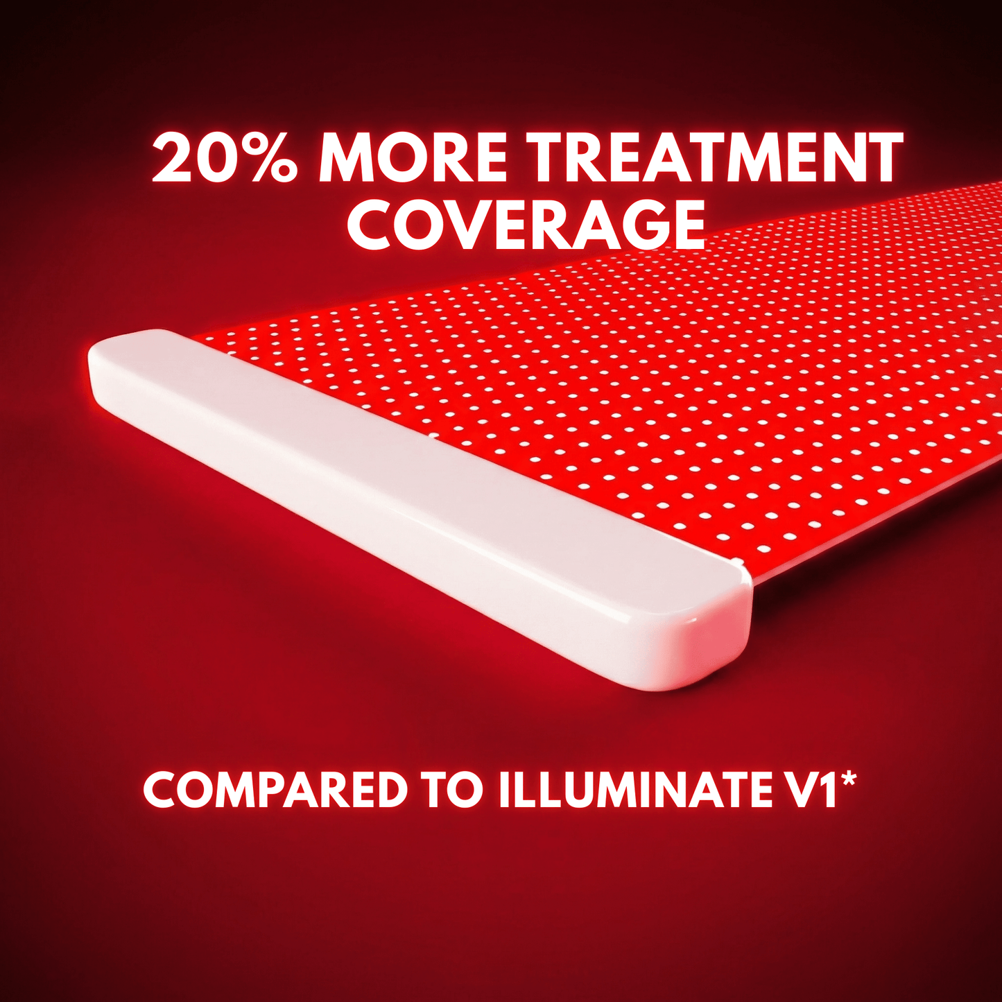 Lumara Illuminate Red V2 Light Panel — dual-panel arrangement