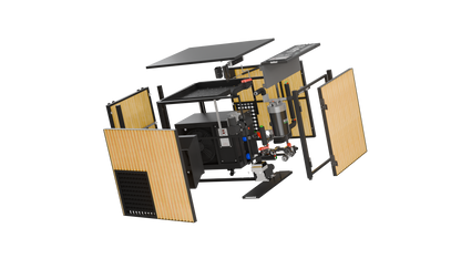 RevX X Tub + LUX Chiller System — plumbing detail