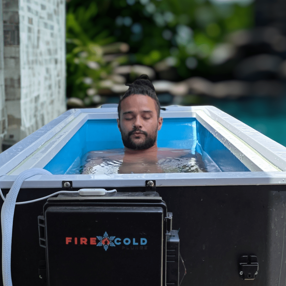 Fire Cold Plunge All-in-One — black tub configuration