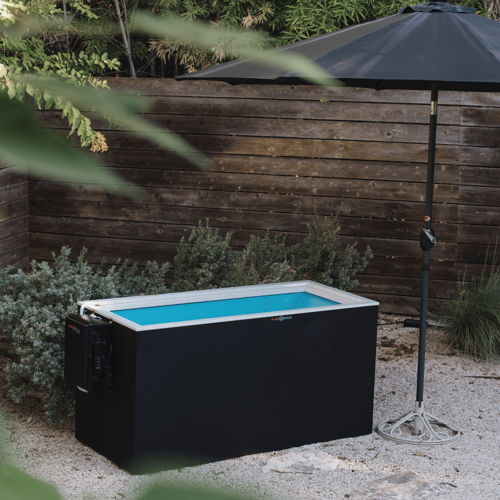 Fire Cold Plunge All-in-One — front system view