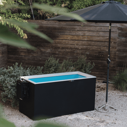 Fire Cold Plunge All-in-One — front system view