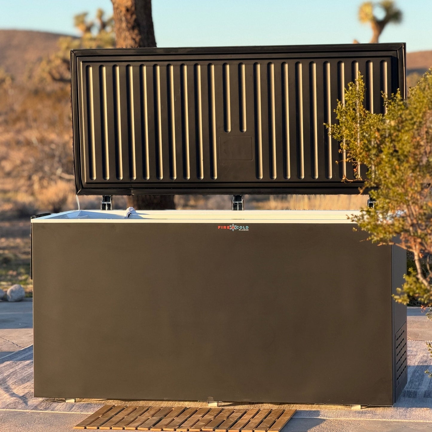 Fire Cold Plunge All-in-One — residential lifestyle setting