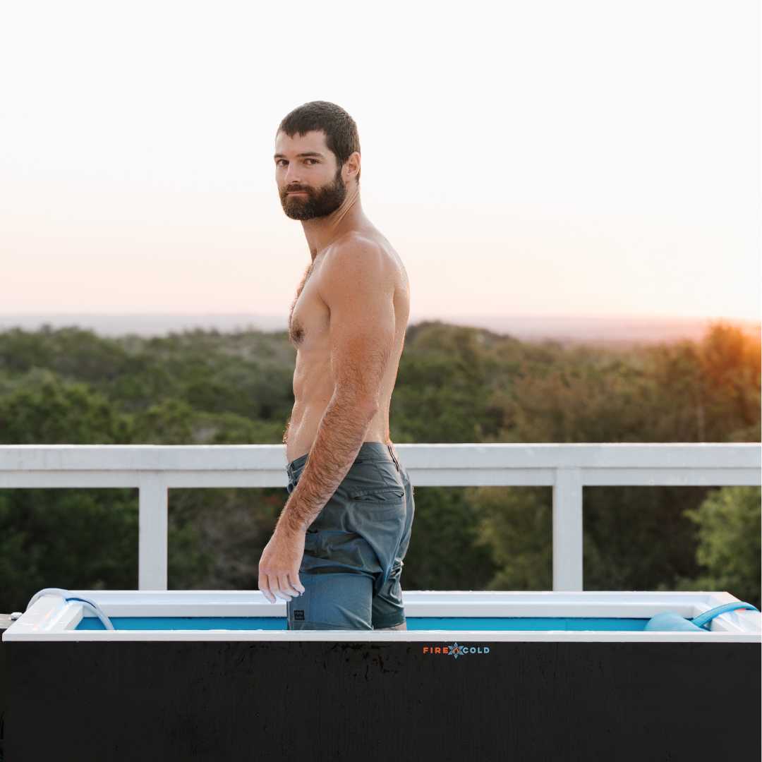 Fire Cold Plunge All-in-One — outdoor recovery setting