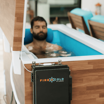 Fire Cold Plunge All-in-One — included neck pillow